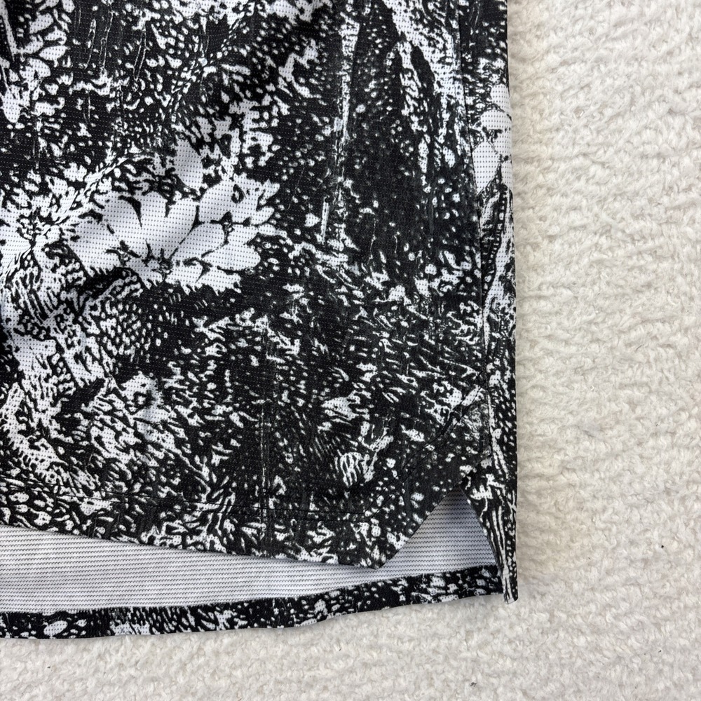 LULULEMON Mens Athletic Running T-Shirt Large Floral Short Sleeve Reflective Tee - Picture 15 of 15